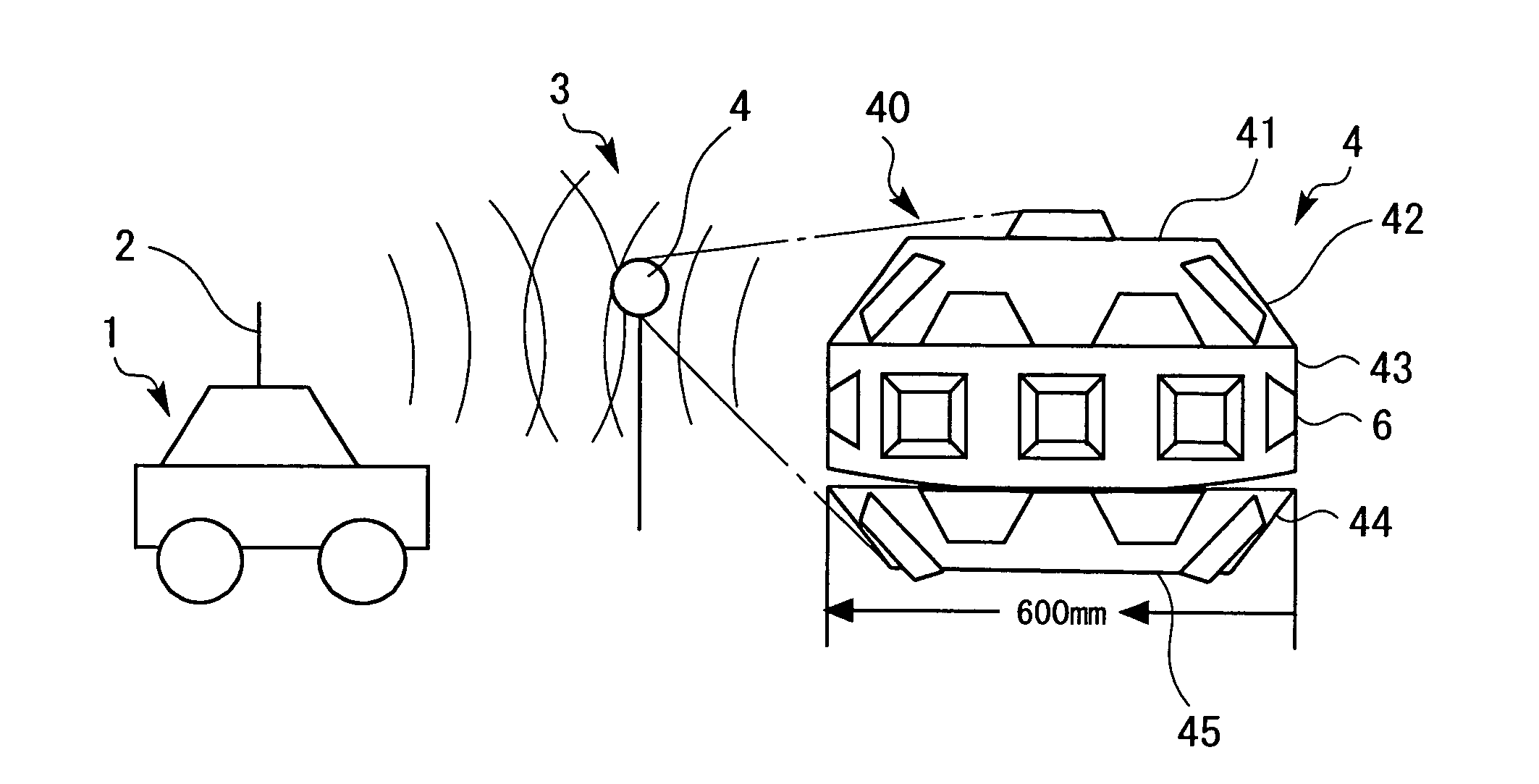 Directional antenna device