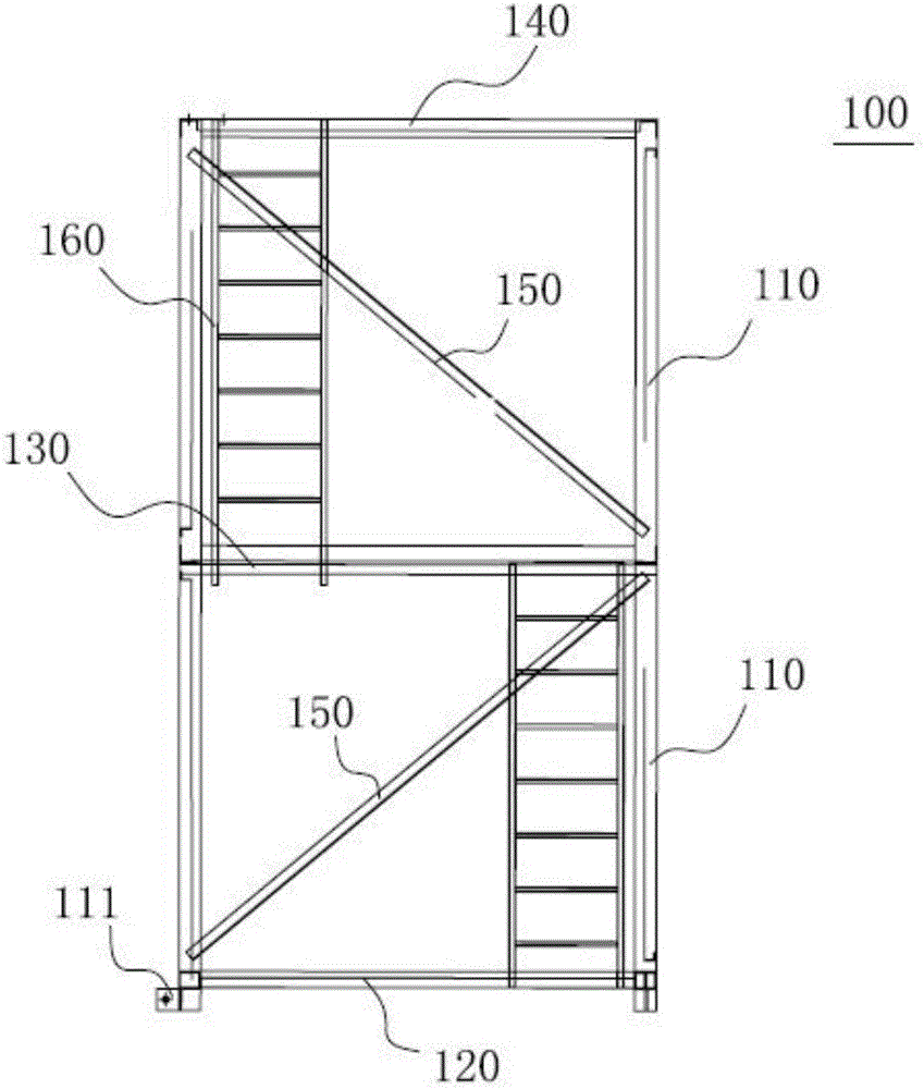 Elevator shaft elevating type operation platform