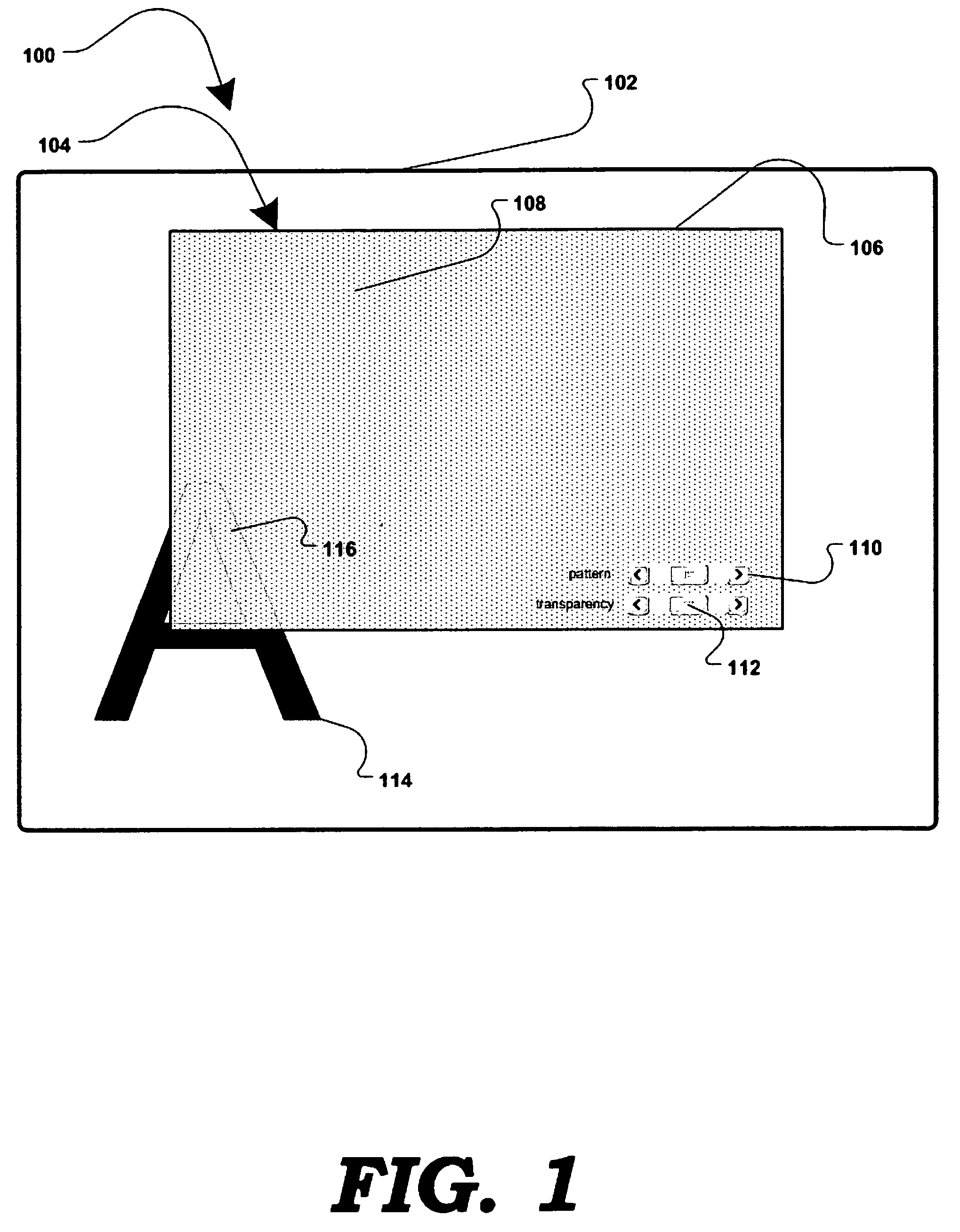 Software-based method for gaining privacy by affecting the screen of a computing device