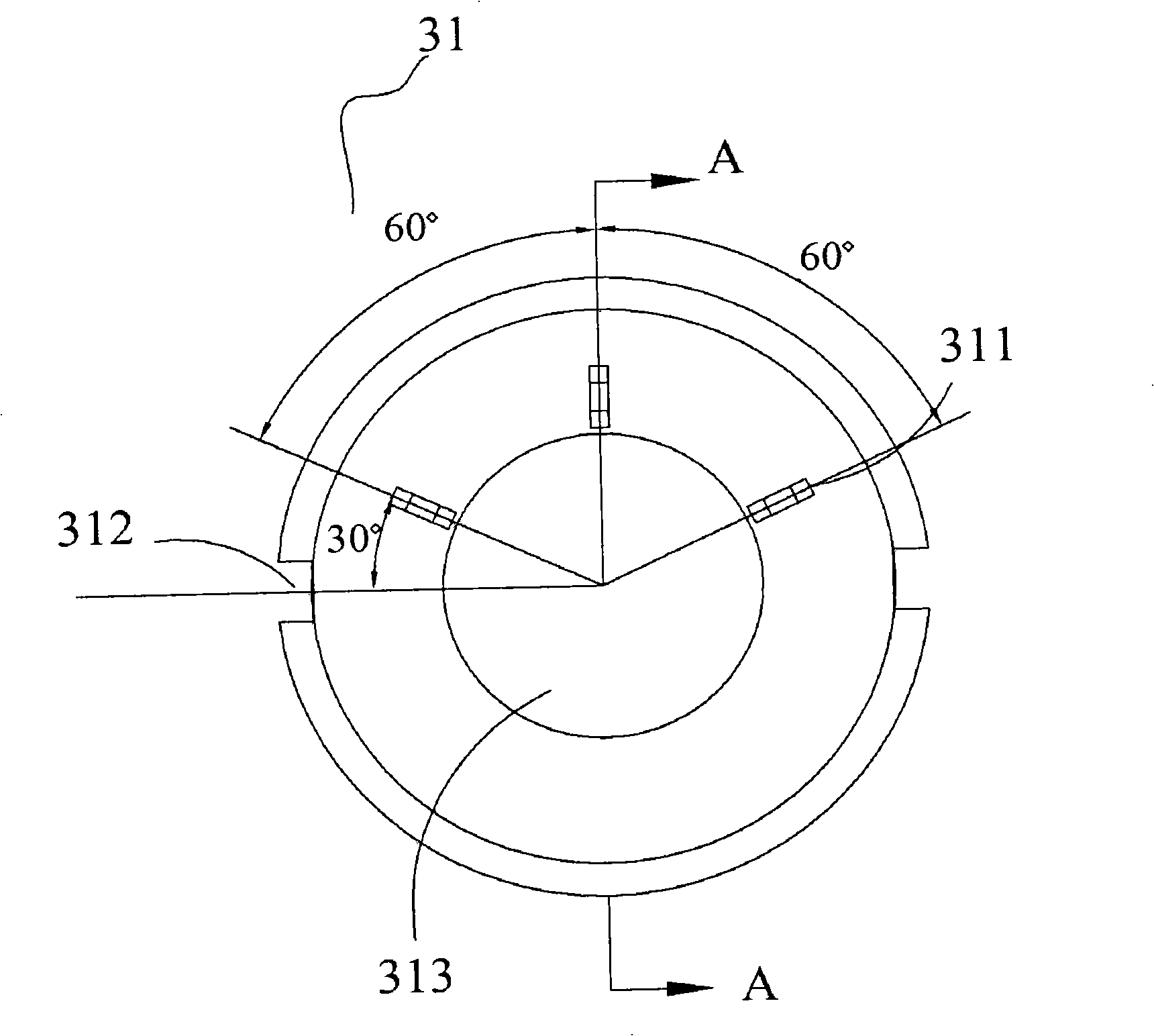 High-efficiency energy-saving double-salient-pole synchronous reluctance motor