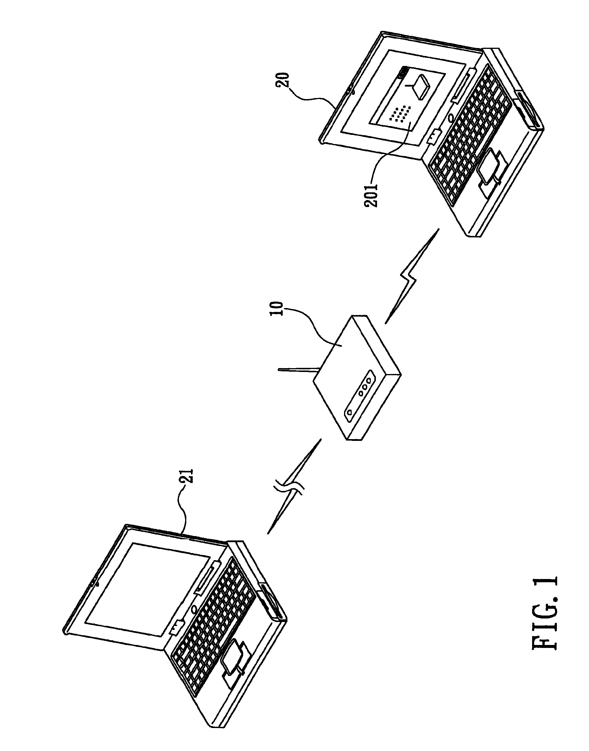 Automatic wireless network linking method with security configuration and device thereof