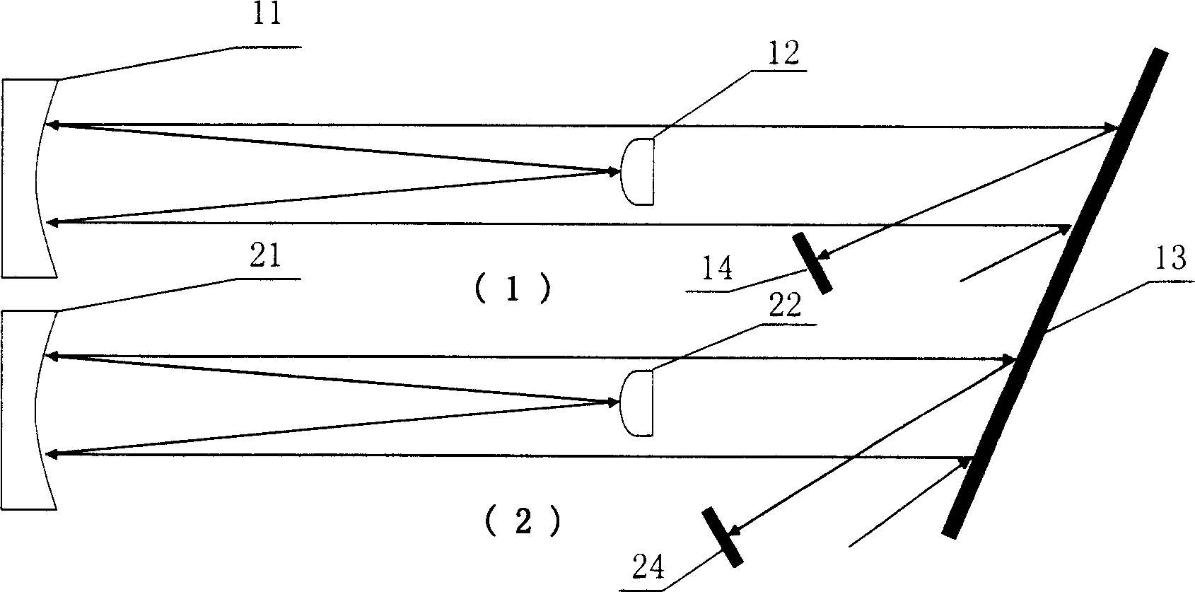 Superpower high-energy ultra-short laser pulse stretching device and its regulating method