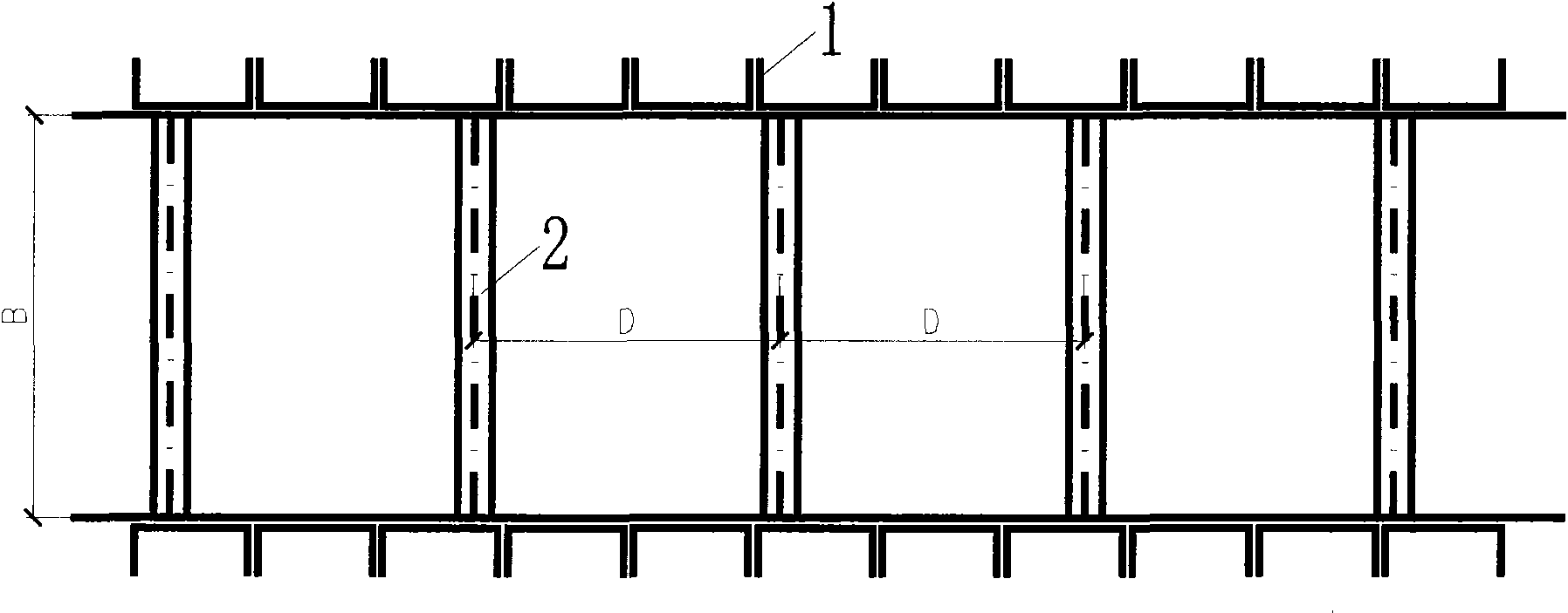 Construction method of cylindrical slurry core pile for retaining and protecting foundation pit