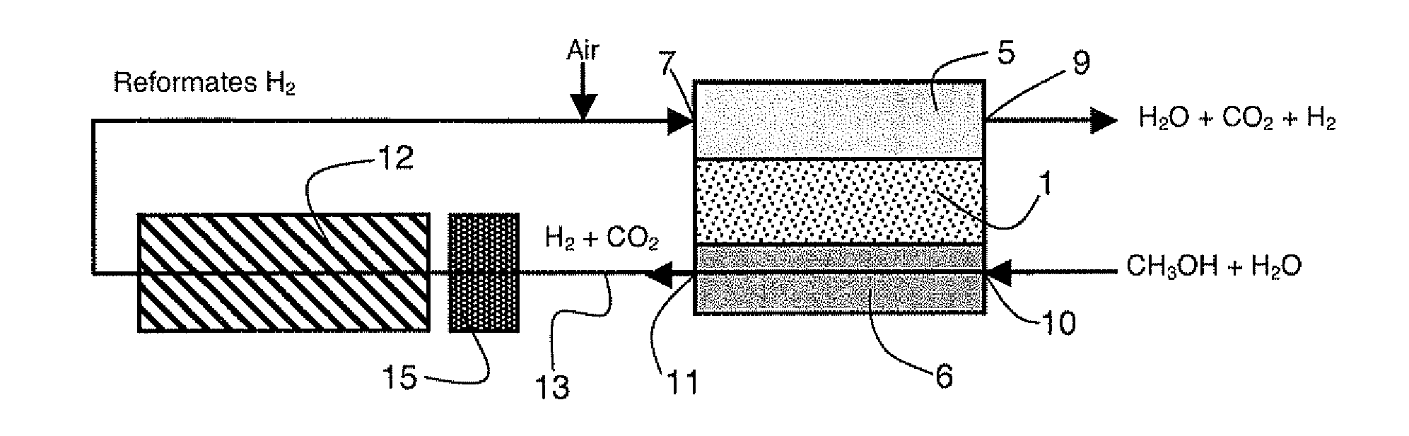 Electrical generator using the thermoelectric effect and two chemical reactions, i.e. exothermic and endothermic reactions, to generate and dissipate heat, respectively