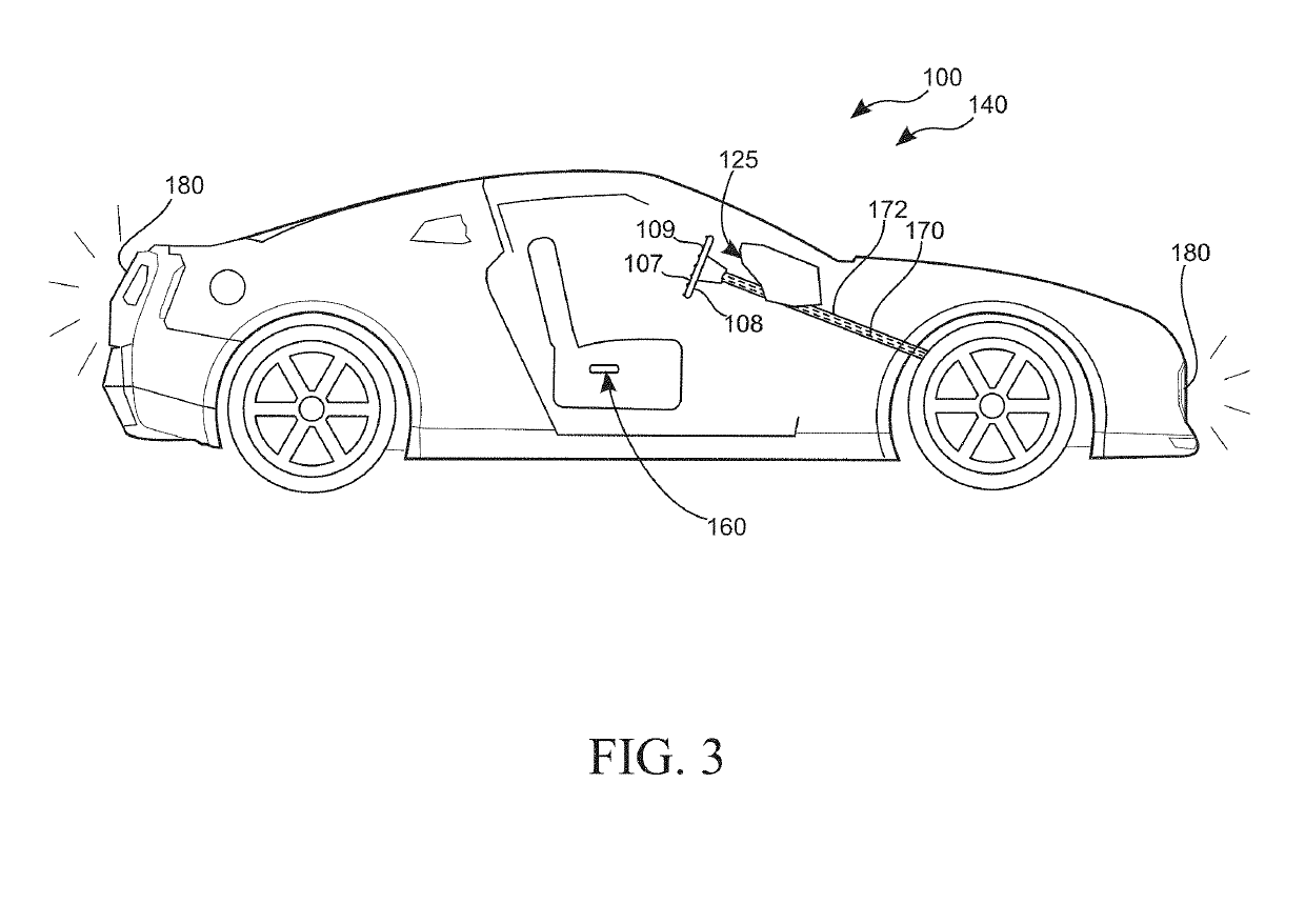 Blood alcohol level sensing system for a vehicle