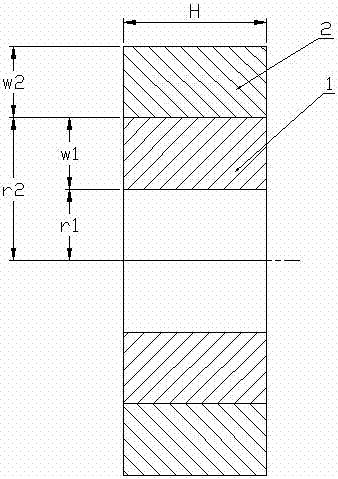 Magnetic focusing coil and its array setting method