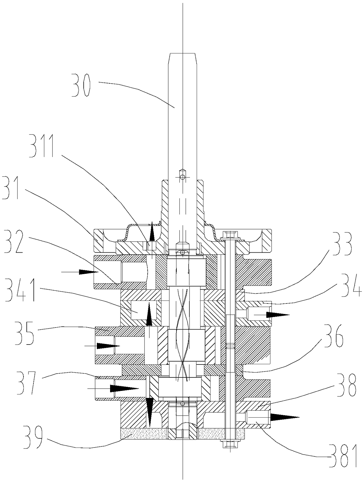 Compressor pump body, compressor and multi-split air conditioner system