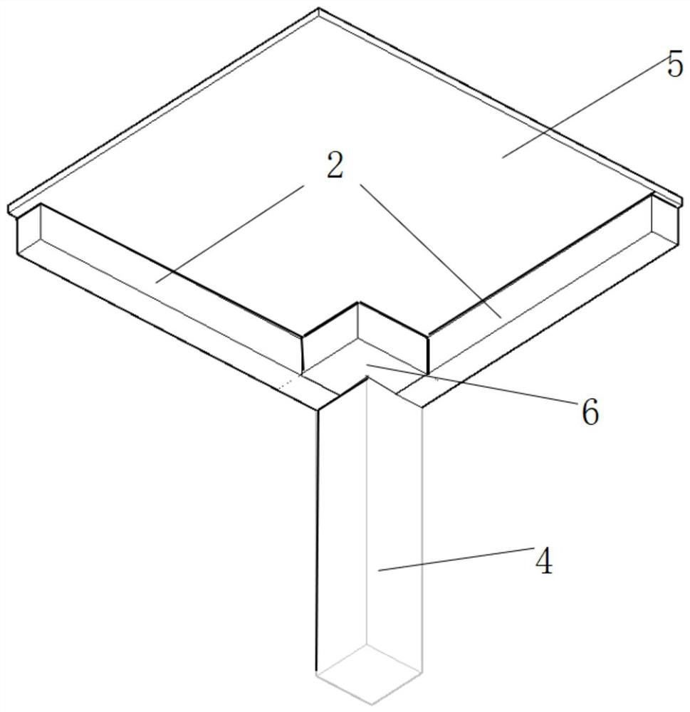 Frame structure assembly type vibration reduction component and vibration reduction method