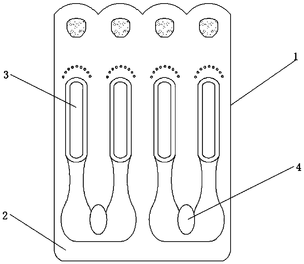 Multi-joint detection kit for rapidly detecting liver diseases and preparation method thereof