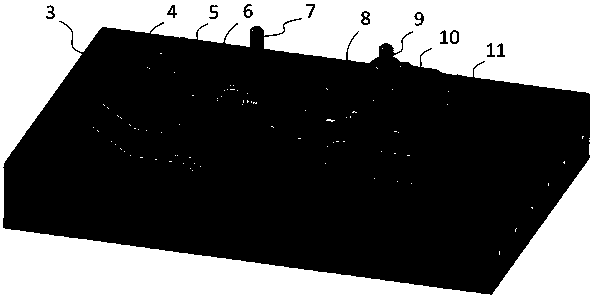 Installation method for venting plugs for casting