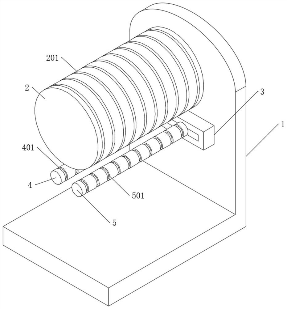 Flock removing device for fabric production