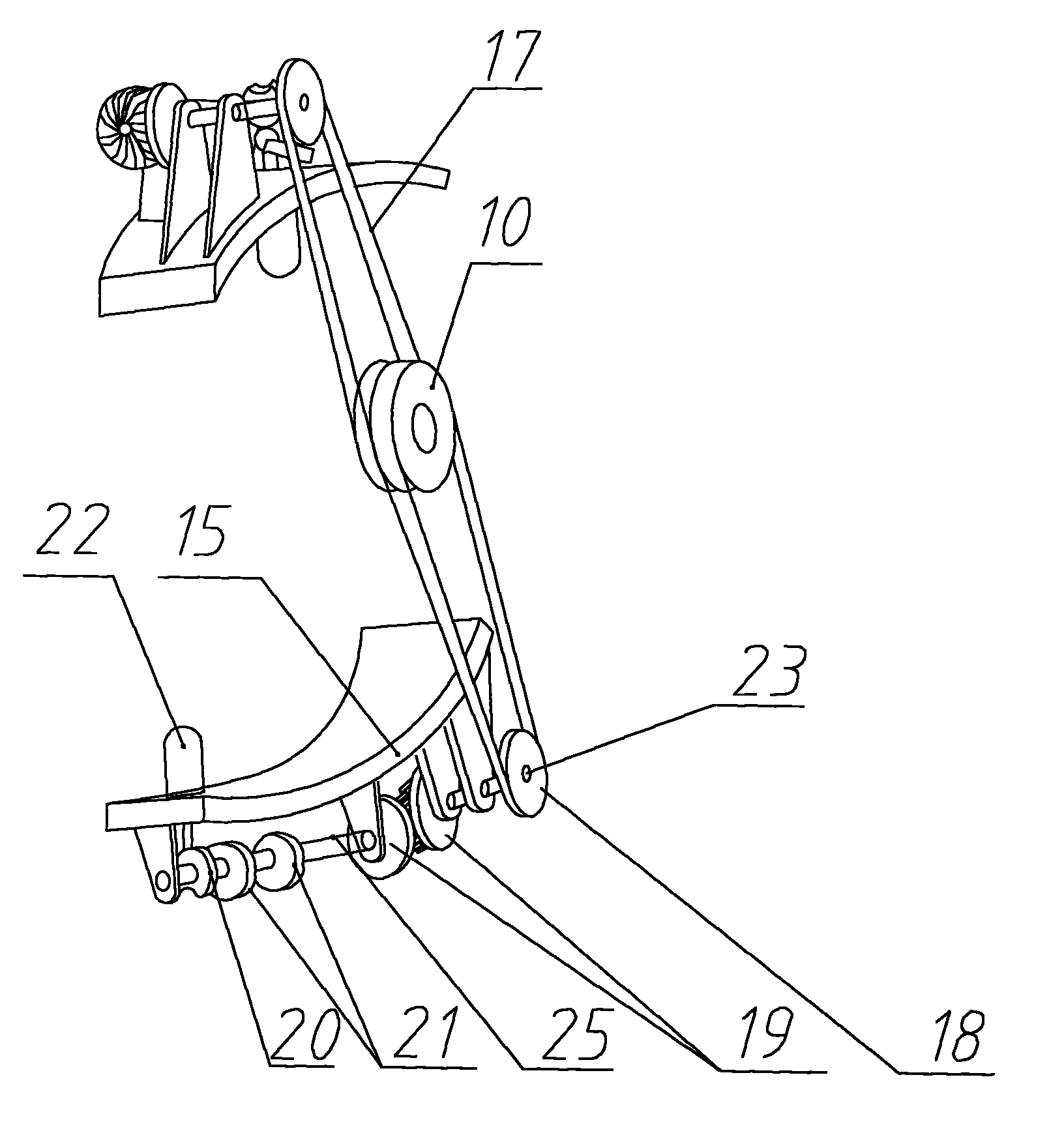 Cam mechanism inside internal combustion engine with piston doing circular motion