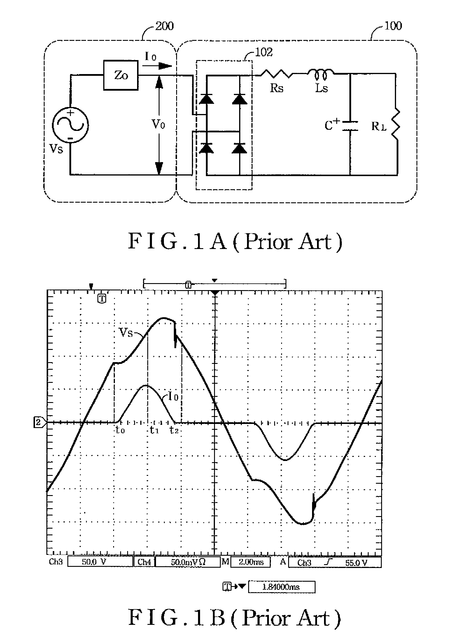 Device for simulating rectified constant impedance load and method thereof