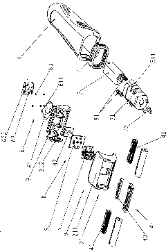 Swing reciprocating type electric shaving device