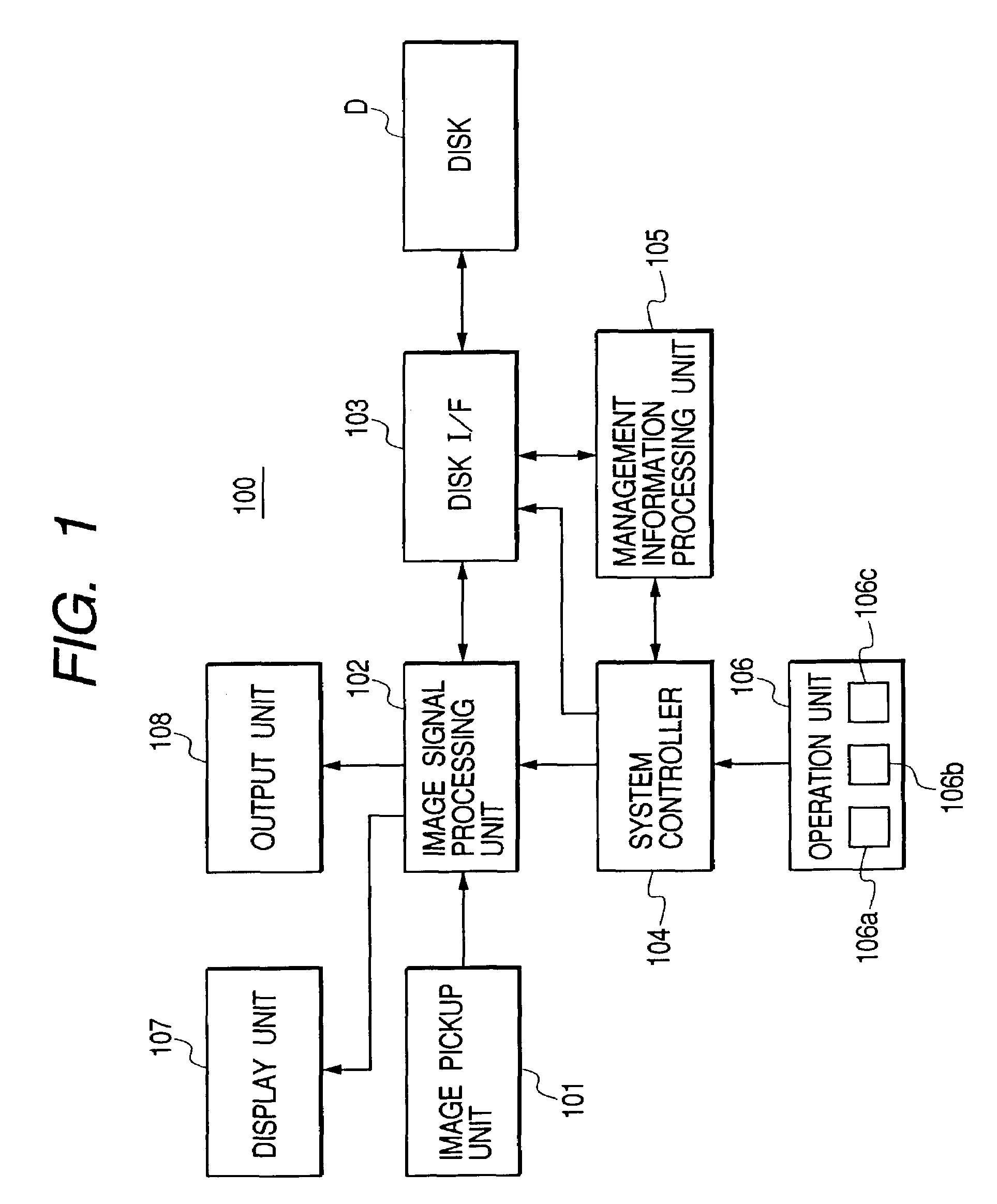 Imaging apparatus with selective allocation of first and second image data based on operation instruction