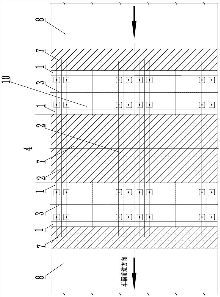 Array type high-speed dynamic axle load scale