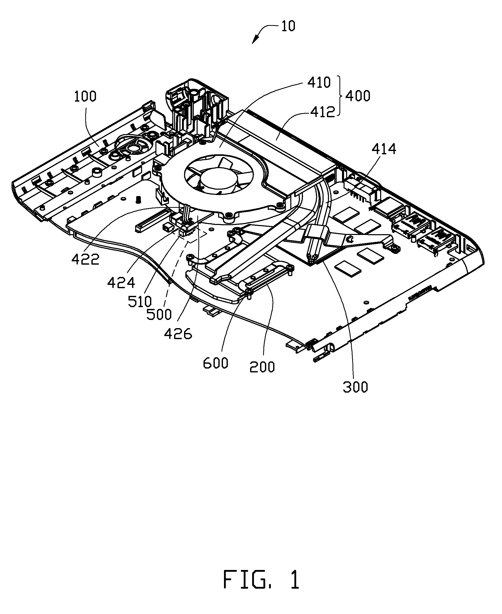 Electronic device with heat dissipation unit