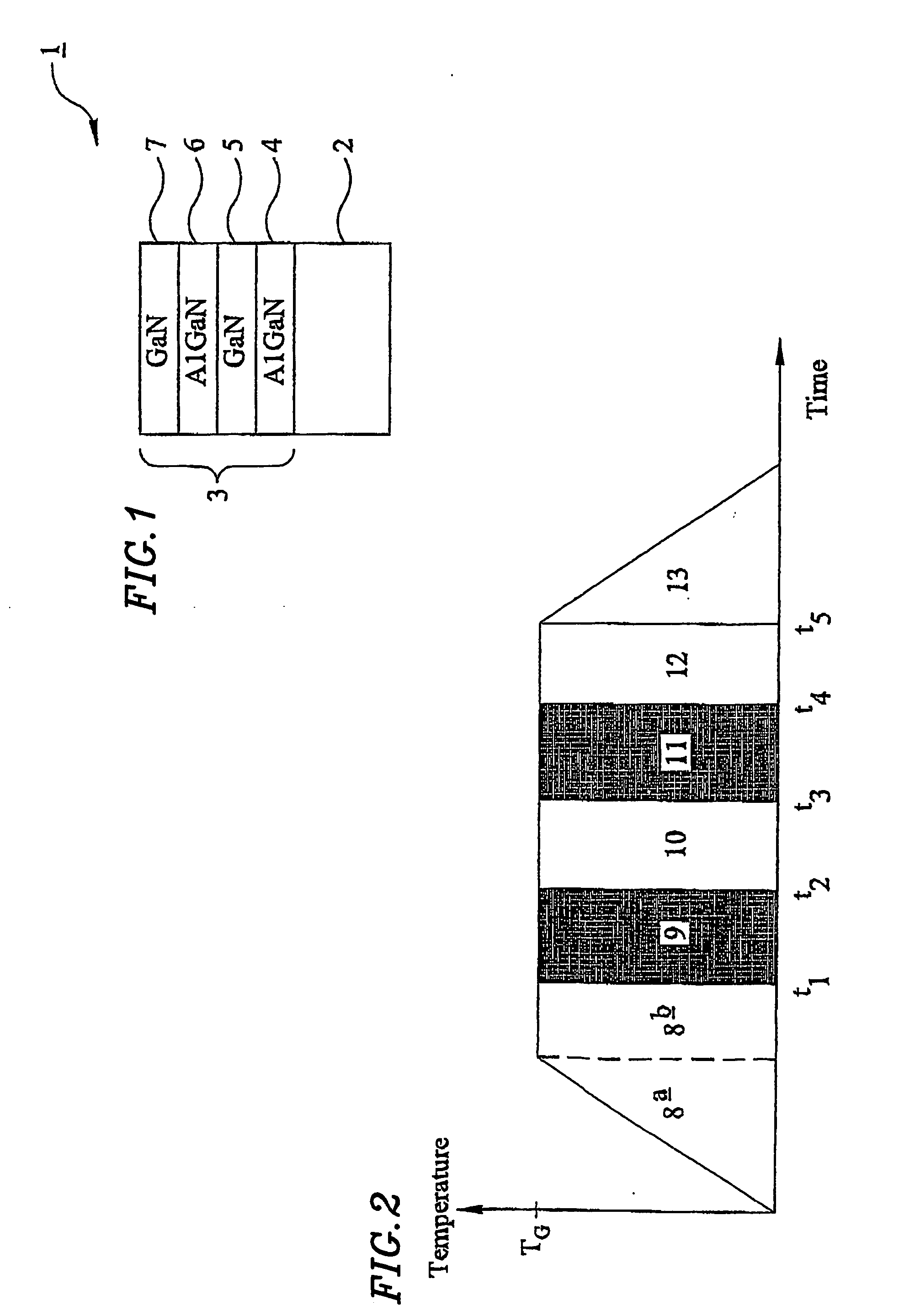 Mbe growth of an algan layer or algan multilayer structure