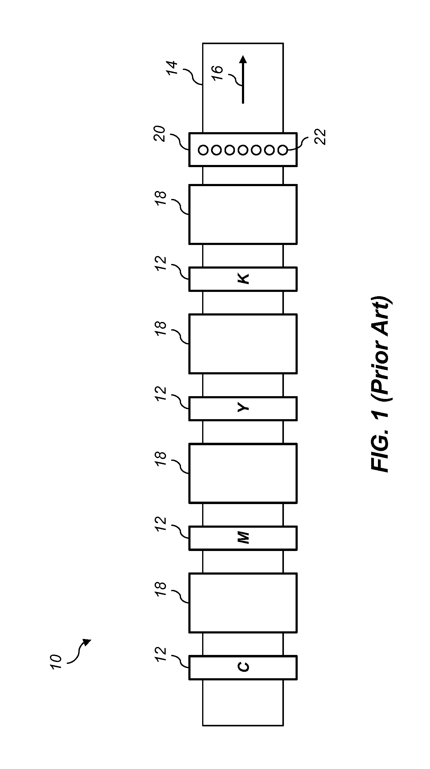 A method to determine an alignment errors in image data and performing in-track alignment errors correction using test pattern
