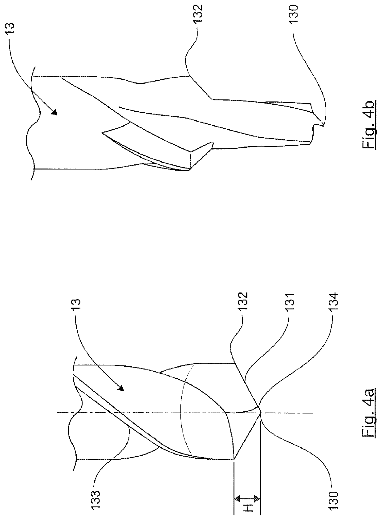 Method for determining the state of wear of a drill, and corresponding device