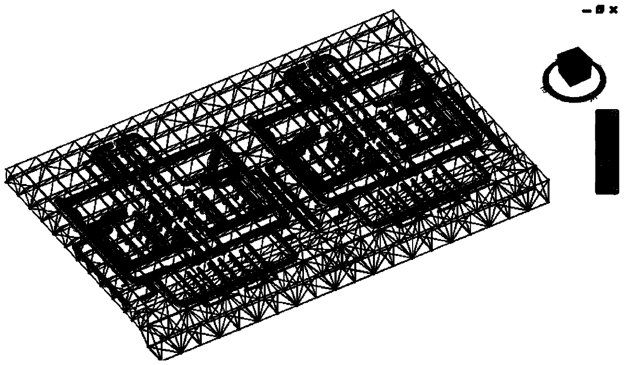 Construction method for large-size air duct in steel structure net rack