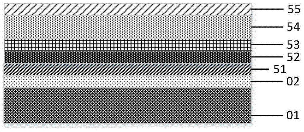A thin-film structure LED chip based on silver-based metal bonding and preparation method thereof