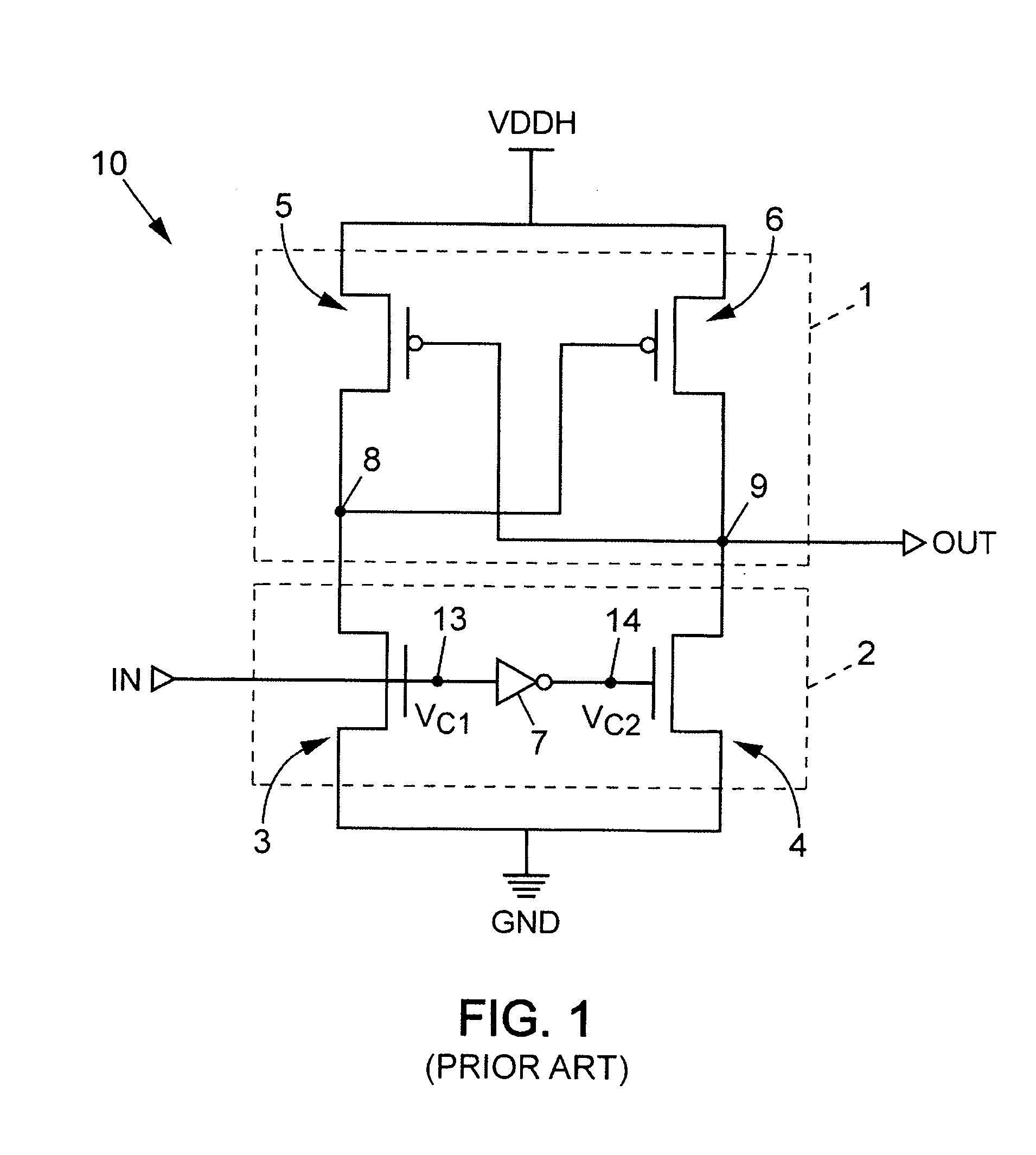 Voltage level translator