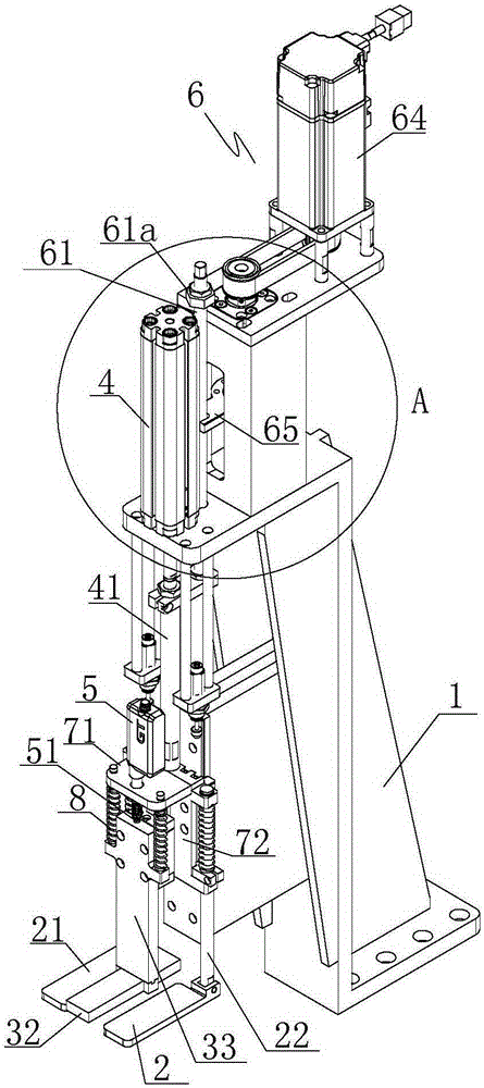 Device for automatically detecting thickness of workpiece