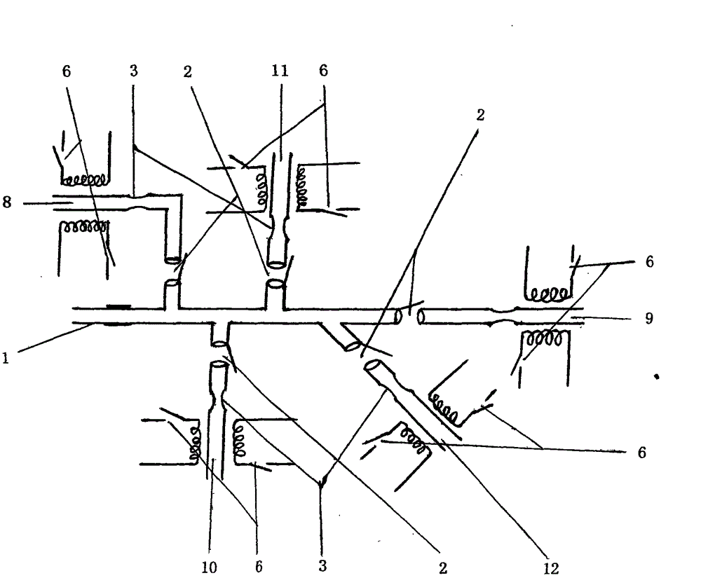 Jetting system on tailpipe nozzle of jet airplane