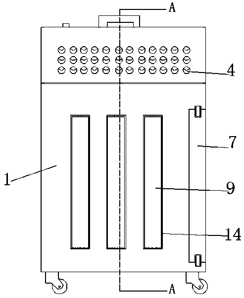 Air purifying device capable of intelligently adjusting power