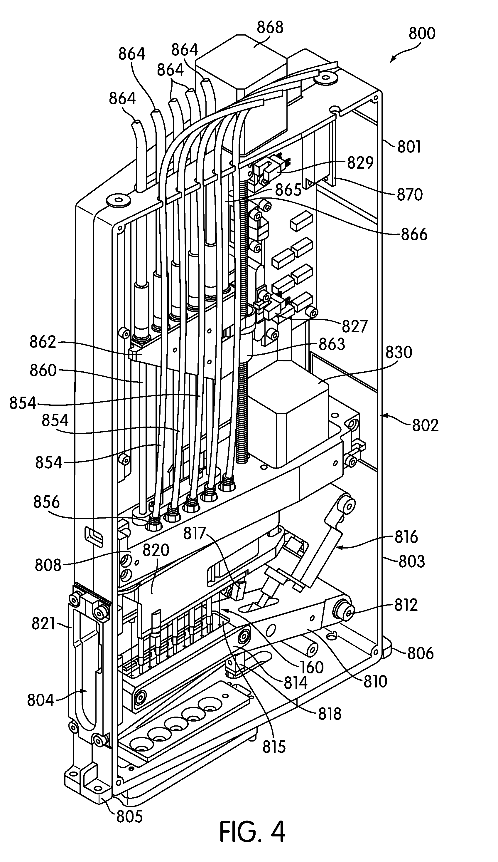 Method and Apparatus for Effecting Automated Movement of a Magnet in an Instrument for Performing a Magnetic Separation Procedure