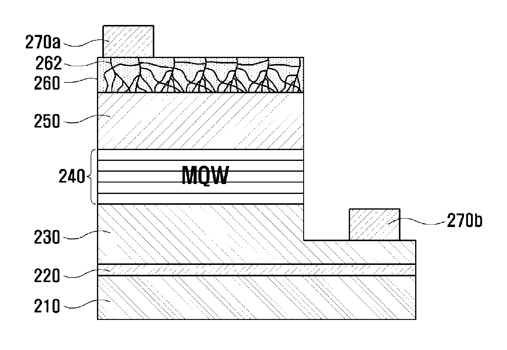 Light emitting device having transparent electrode and method of manufacturing light emitting device