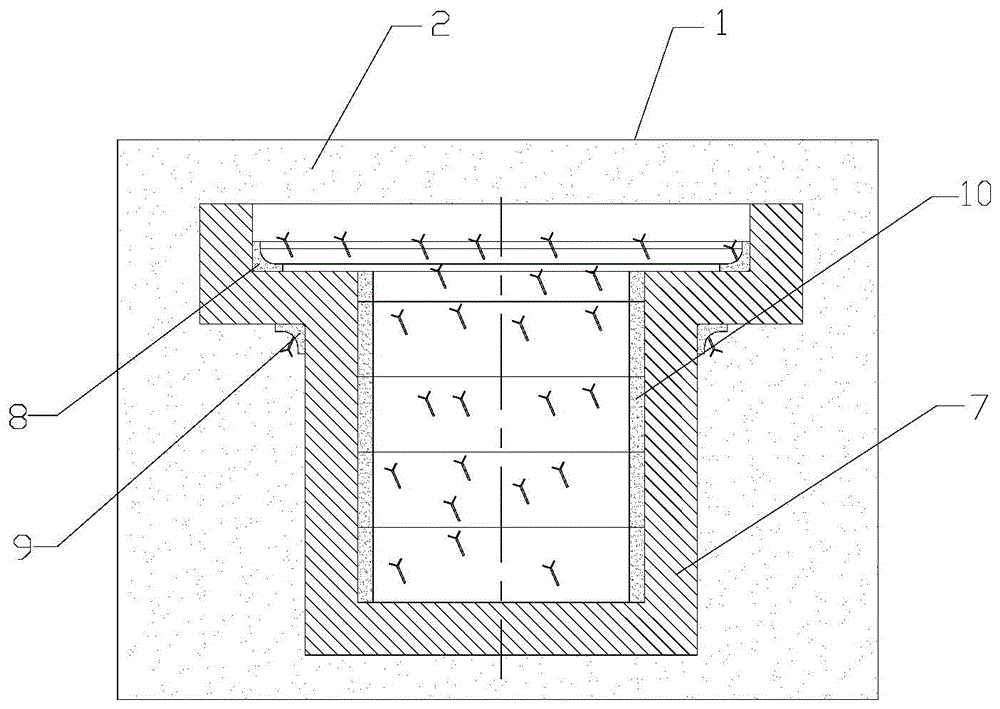 Method used for preventing sand adhesion of sand mould castings, and sand mould prefabricated components