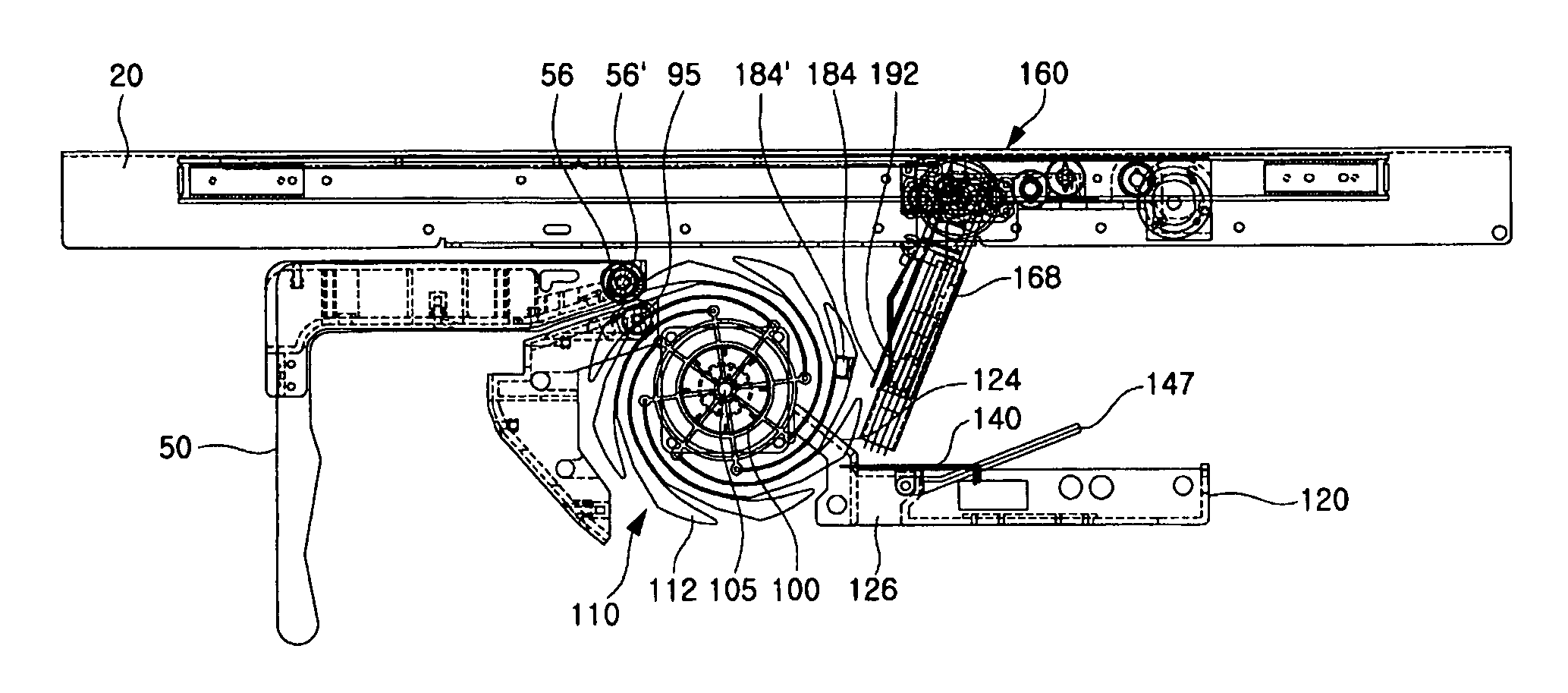 Delivery clamp module of media dispenser and control method thereof