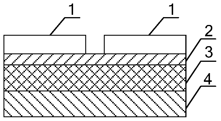A preparation method for high-voltage LED chips that increases the ratio of light-emitting surfaces
