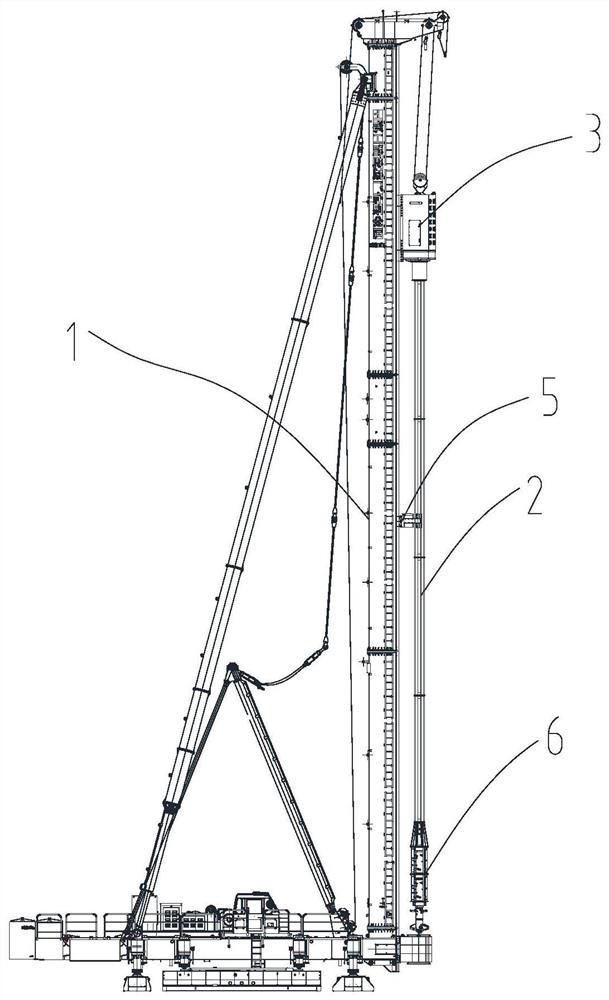 Pile planting construction device