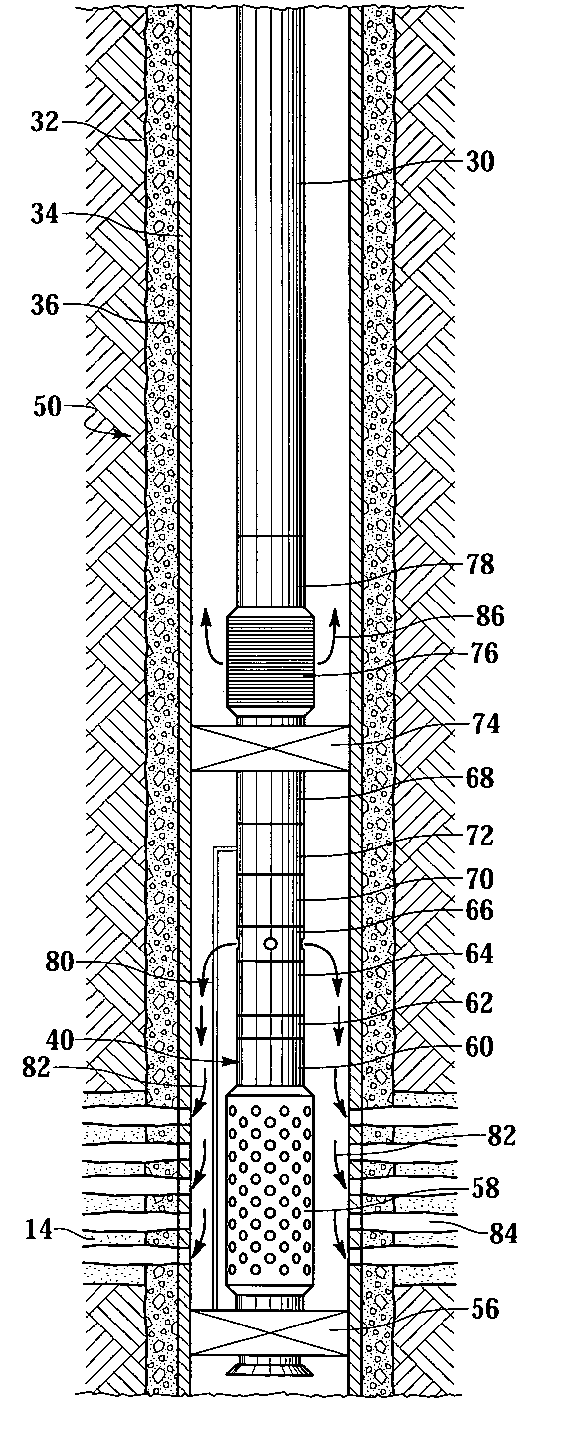 Downhole completion system and method for completing a well