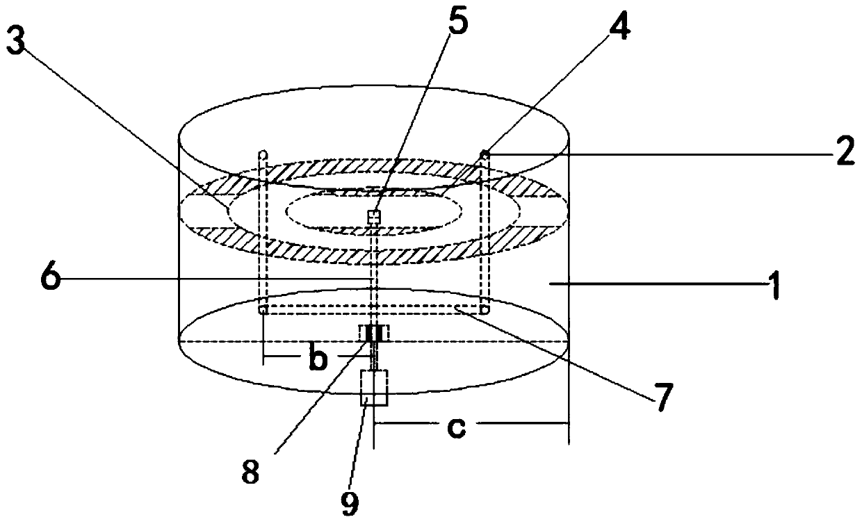 Collection device and preparation method of directional continuous nanofiber bundles