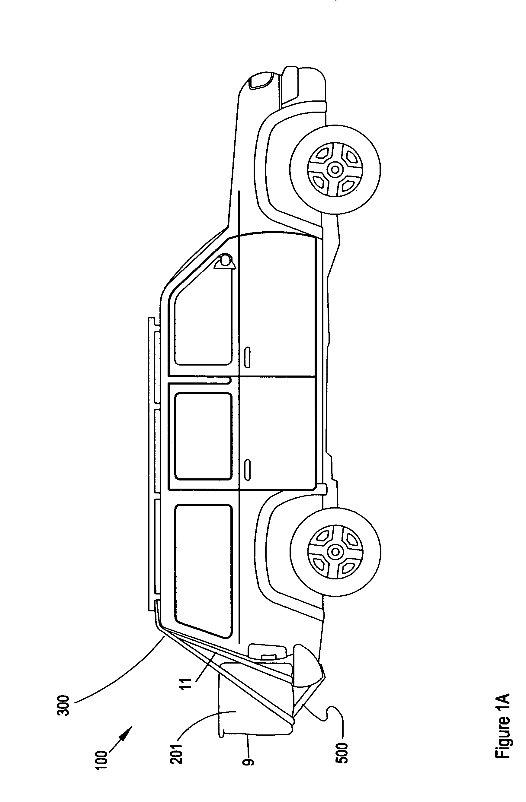 Vehicle, auxiliary baggage carrier