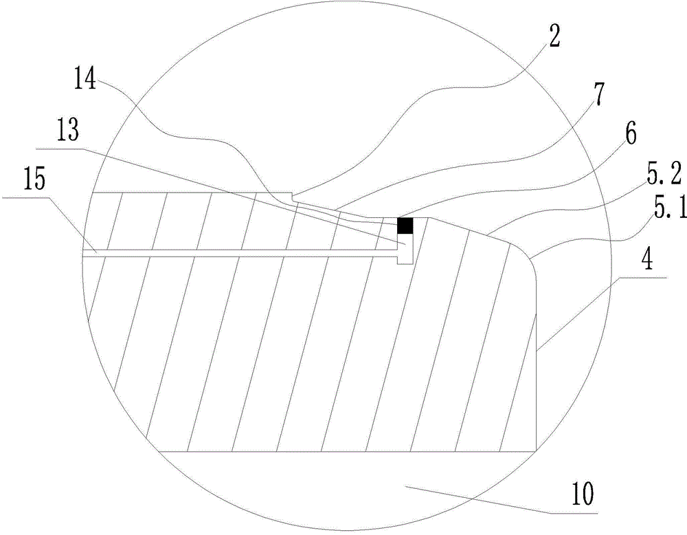 Punching head for internal high-pressure forming