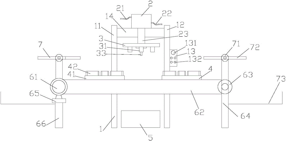 High-efficiency riveting equipment for automatic unloading