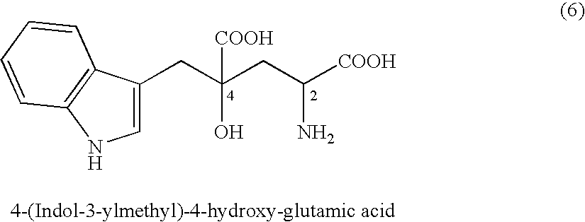 Process of producing glutamate derivatives
