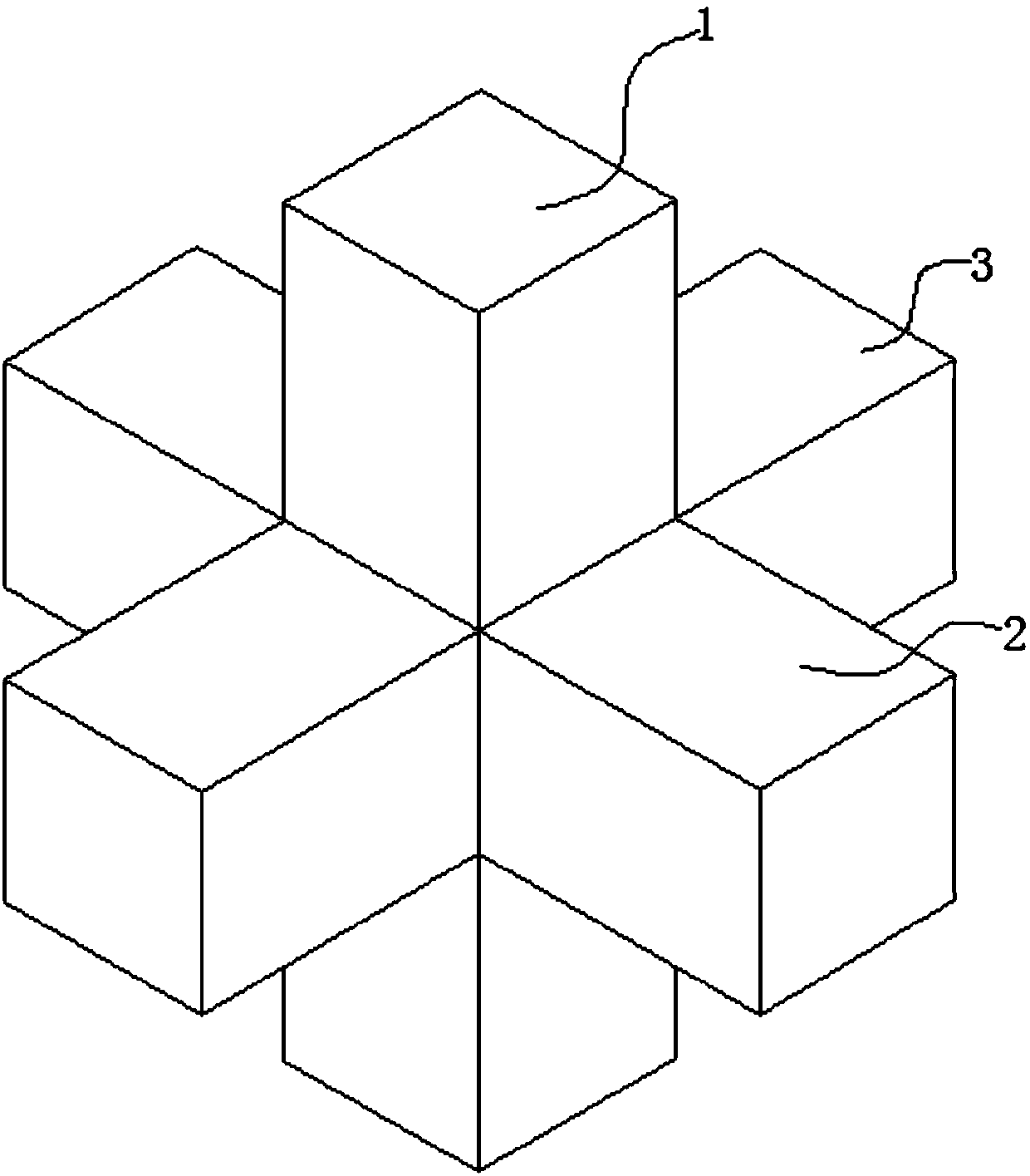 Plastic toy splicing structure