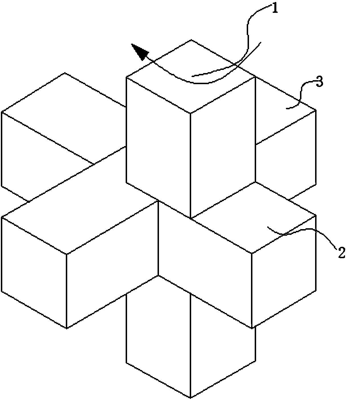 Plastic toy splicing structure