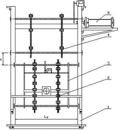 Automatic lifting and separating device for floor panels