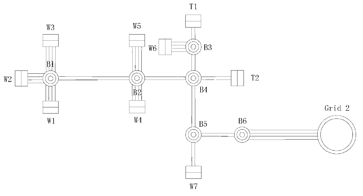 Overload control method suitable for large-scale wind power centralized access