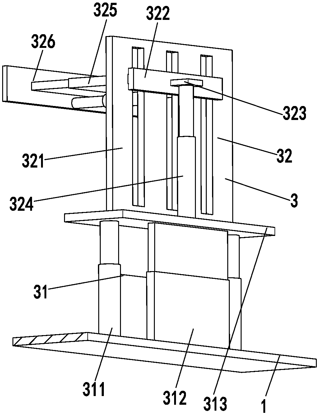 Pipeline outer wall processing device and pipeline processing technology thereof