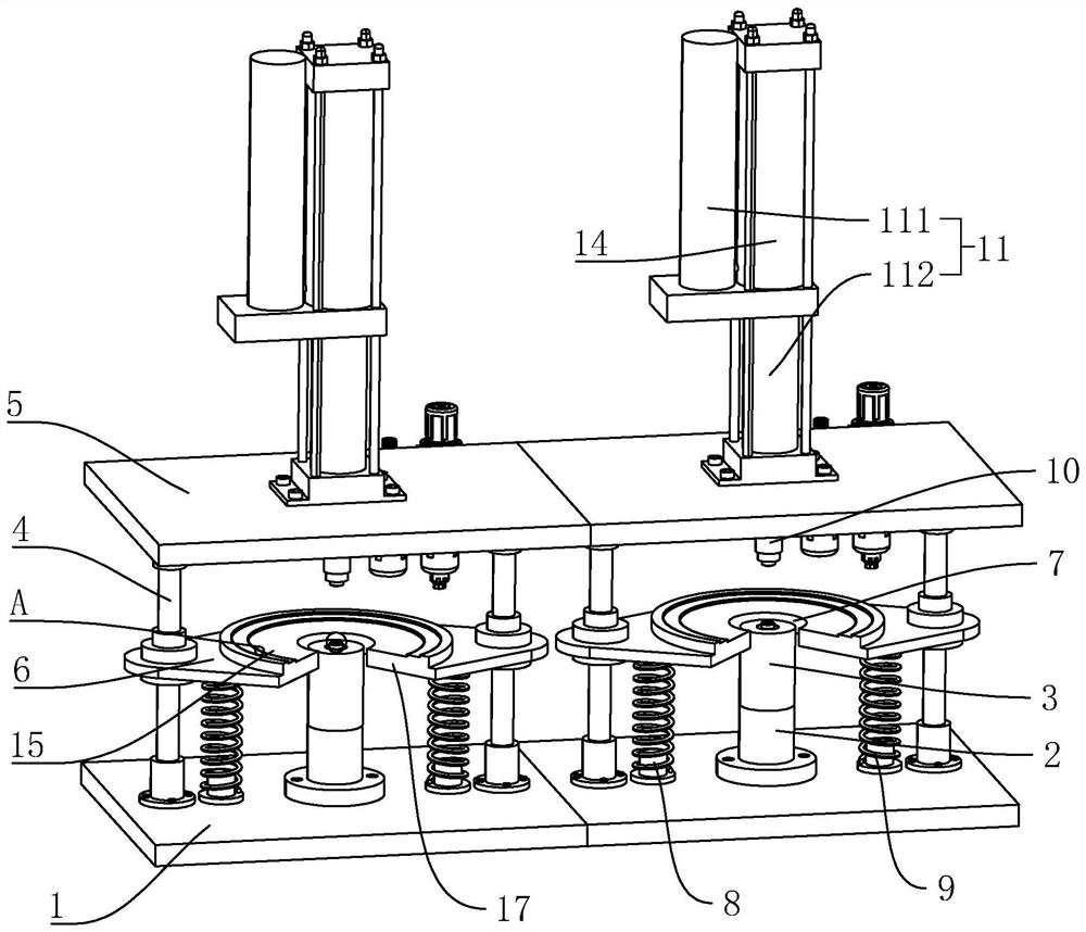 A motor bearing precision mounting machine