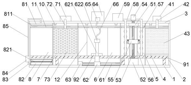 Double-sided paint spraying device for furniture plate processing