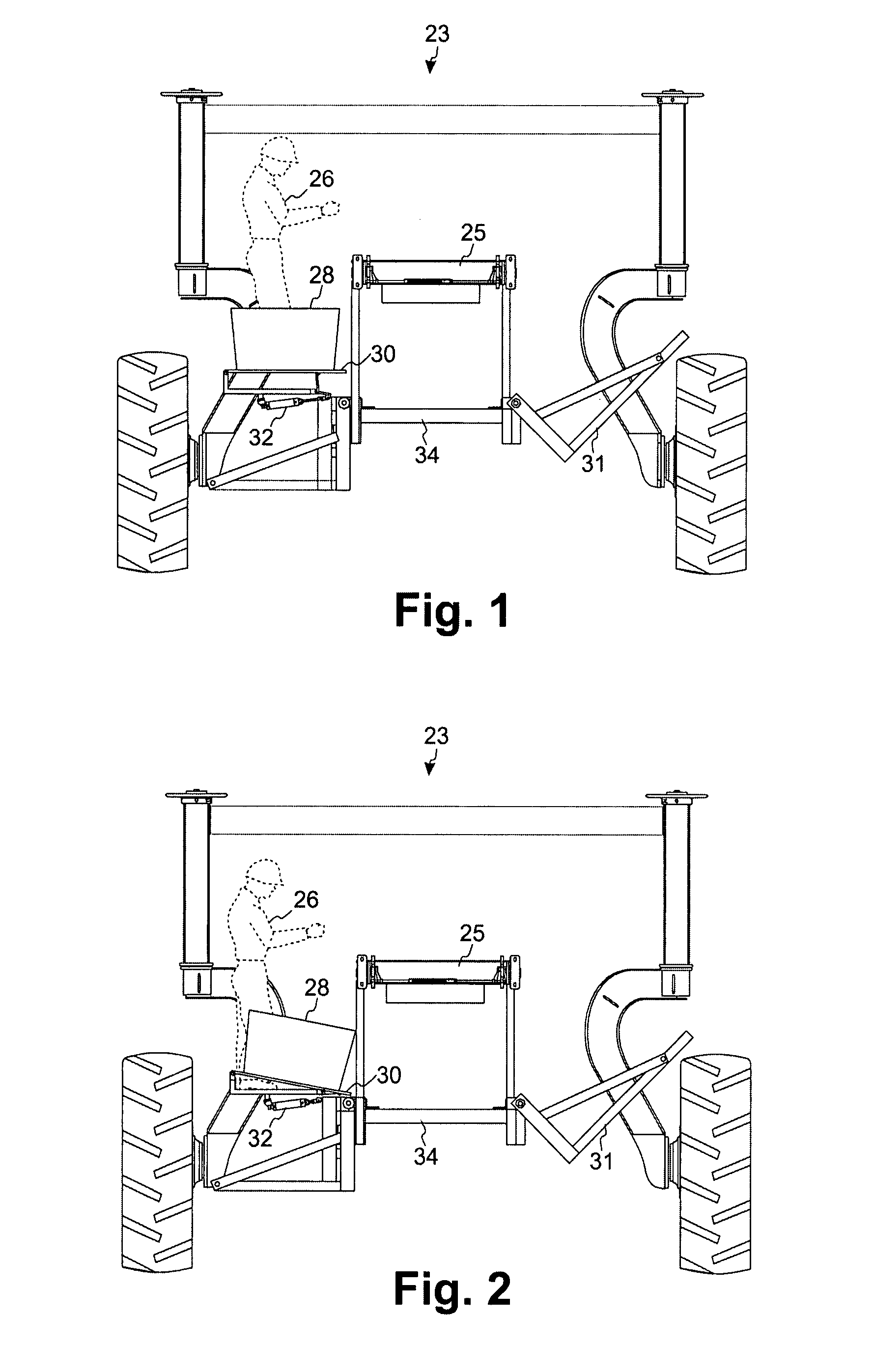 Combination bulk and tote loading harvesting apparatus and method